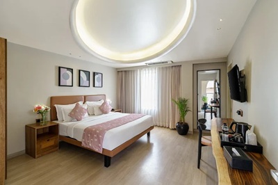 Executive Room at The Red Pier by Downtown Udaipur with modern amenities and comfortable stay.